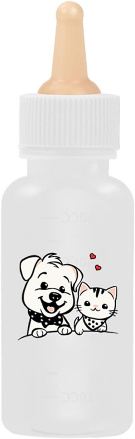 Kitten Bottle, Baby Kitten Bottle for Cats, Feeding and Watering Supplies, Portable Pet Feeding Nipples, Puppy Milk Feeder for All Types of Puppies