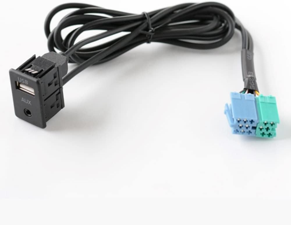 Borimend Radio Extension AUX USB Port Adapter Wiring Assy for