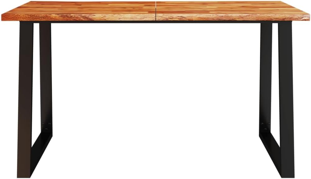 Acacia Wood Dining Table, 140x80, for Kitchen, Small Room, Mesa, Comedor, and Breakfast Nook
