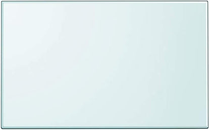GOLINPEILO Rectangular Table Top Tempered Glass Replacement Table Top, Rectangular Tempered Glass Kitchen Table Top Multipurpose for Dining,Restaurant Table, 39.4"x24.4" -1386
