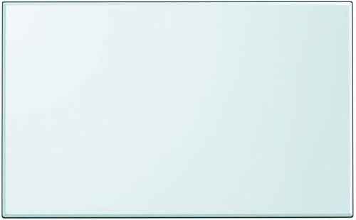 GOLINPEILO Rectangular Table Top Tempered Glass Replacement Table Top, Rectangular Tempered Glass Kitchen Table Top Multipurpose for Dining,Restaurant Table, 39.4"x24.4" -1386