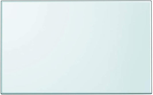 GOLINPEILO Rectangular Table Top Tempered Glass Replacement Table Top, Rectangular Tempered Glass Kitchen Table Top Multipurpose for Dining,Restaurant Table, 39.4"x24.4" -1386