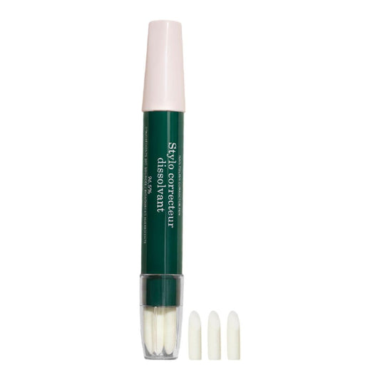 MANUCURIST • Nail Polish Corrector Pen • Green Flash Gel Polish Corrector Pen + 3 Refills • Acetone-Free, Plant-Based Nail Polish Remover • Gel Nail Polish Accessorie