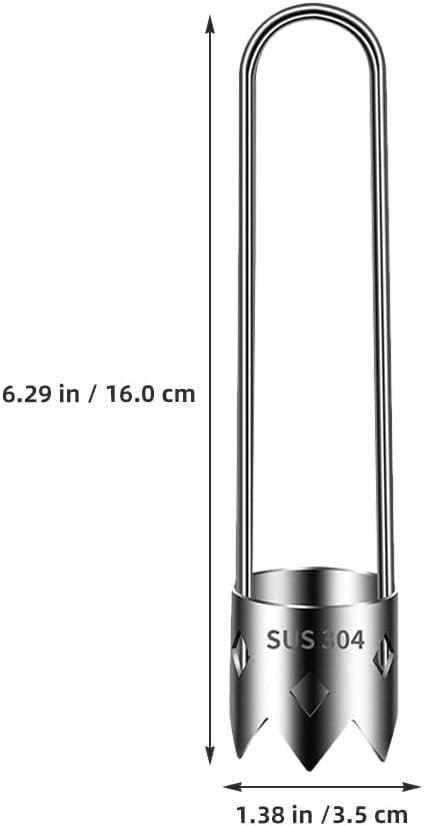 304 Stainless Steel Fruit Core Remover Tool Compact Tool for Apples, Pears, Peaches and Vegetables, Kitchen Gadgets Easy to Use and Clean, Versatile Home Accessory