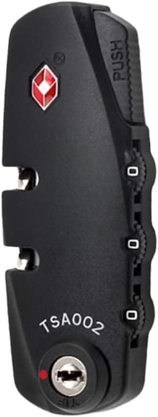 Mipcase Combination Lock TSA Locks for Luggage Zipper Bags Lock Door Locks with Code Luggage Locks Resettable Valise Luggage Security Padlocks Key Backpack Zipper Lock Password TSA Customs