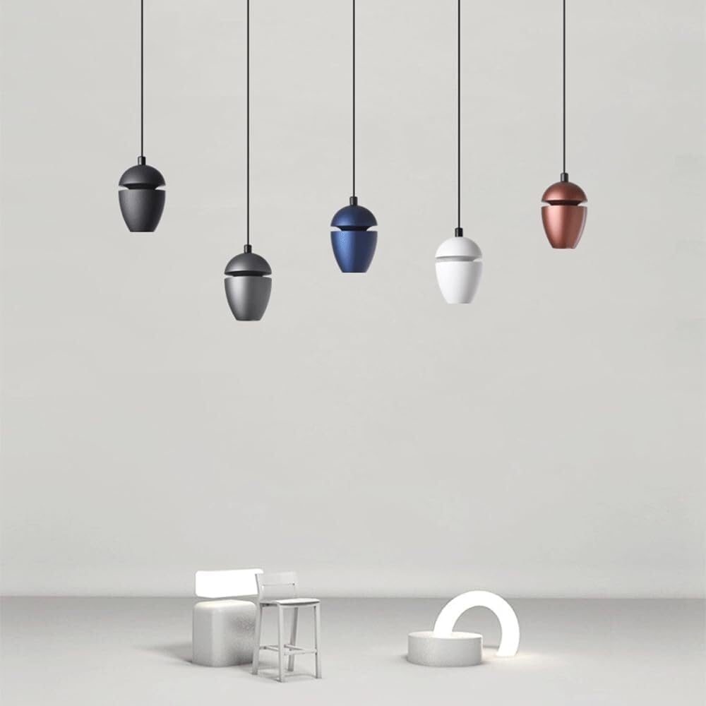 CJLWSLCO Modern Minimalist Bedroom Pendant Light Creative Shape LED Metal Hanging Lamp for Backdrop Living Room Bedside Ambience Chandeliers Showroom Floor Window Cafe Mall Decoration Ceiling Light Fi