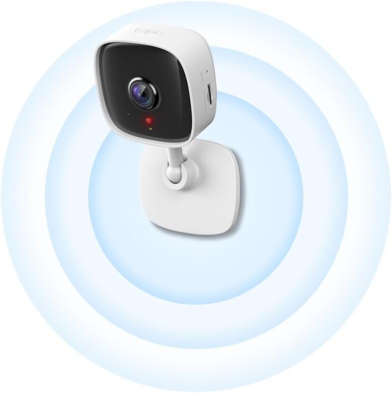 TP-Link Tapo Smart Home AI Security Wi-Fi Camera, Baby Monitor, 1080p, 850nm Night Vision, Motion & Person Detection, Notifications, Two-Way Audio, No hub required (Tapo C100)