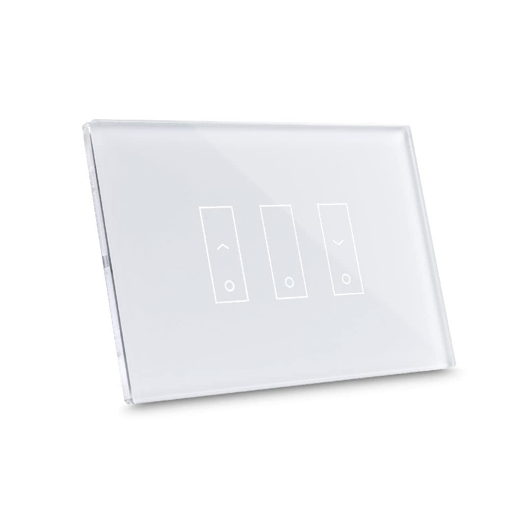 iotty i3S Plus Design Switch, WiFi Home Automation, Smart Blind and Roller Shutter Management, Wifi Diverter Compatible with Google Home, Alexa and Siri with Sensors