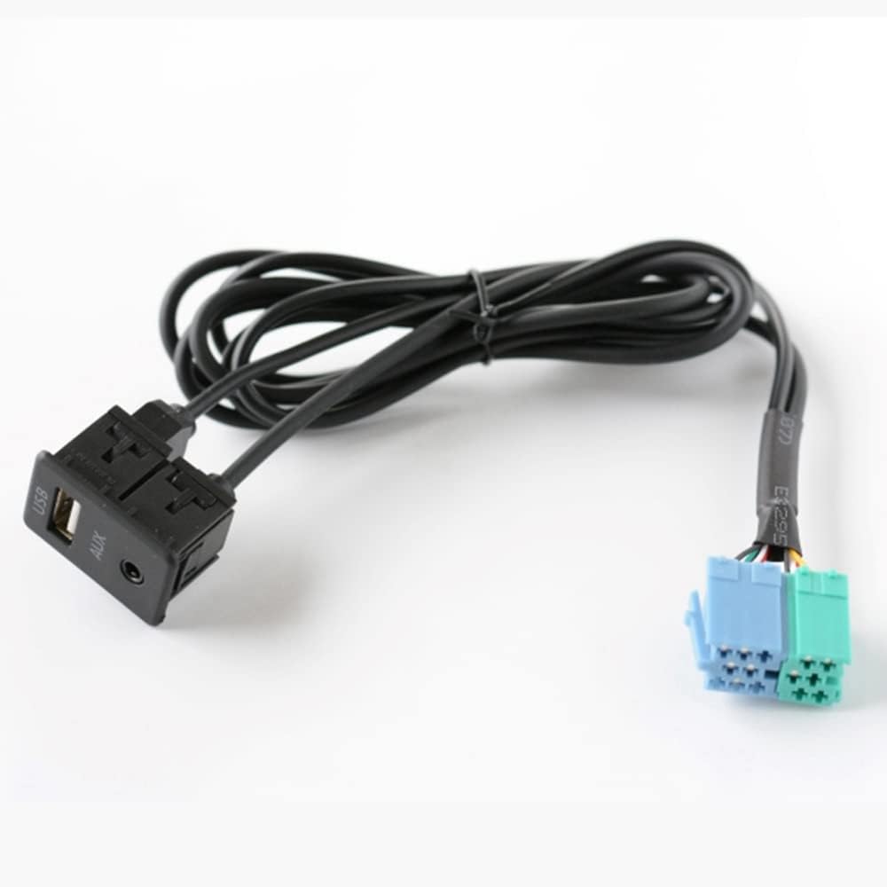 Borimend Radio Extension AUX USB Port Adapter Wiring Assy for
