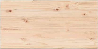 Replacement Dining Table Top, 180 x 90 x 1,7 cm, Set di 4, Rettangolare Wooden Tabletop, Brown Solid Pine, Caffè & Ristorante Use, Versatile Coffee & Side Table.