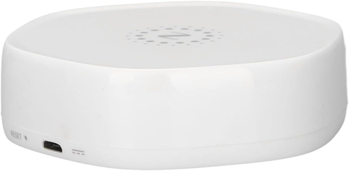 YZG12 Wireless Smart Gateway APP Remote Control Intelligent Gateway Hub for Tuya ZigBee 3.0 Home Automation System White ABS Compact Design