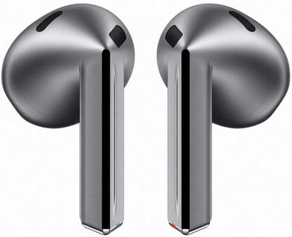 Samsung Galaxy Buds3, Wireless Bluetooth Earbuds with Adaptive Noise Control, Sweat and Water Resistance, AI translator, Adaptive EQ - Silver (CAD Version & Warranty)