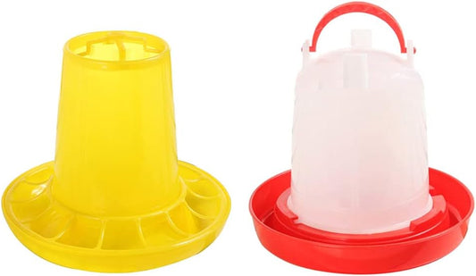 XINGLIDA Poultry & Watering Set for Poultry Up to 25 3 Weeks - Easy to Clean - Very Practical