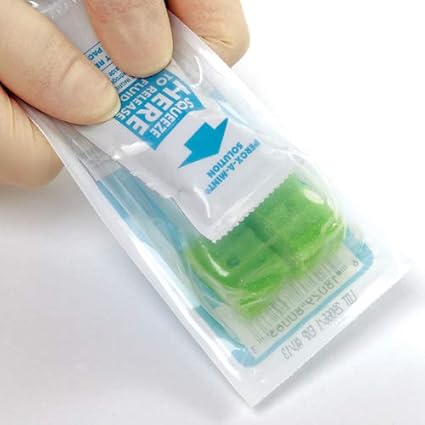 Toothette Oral Care Single Use Suction Swab System with Perox-A-Mint (50 Packages, 2 swabs/pkg)