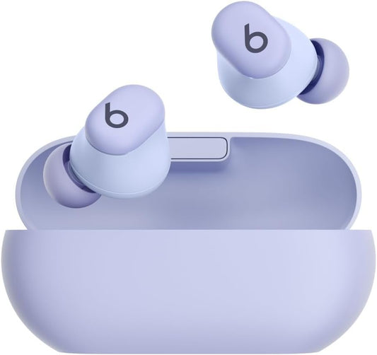 Beats Solo Buds - Wireless Bluetooth Earbuds | 18 Hours of Battery Life | Apple & Android Compatibility | Built-in Microphone - Arctic Purple