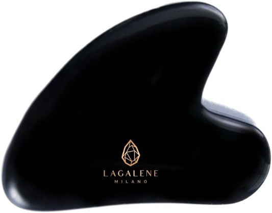 Lagalene Milano Obsidian Stone for Facial Massage, Anti-Aging, Smoothing, Regenerating, Draining, Relaxing and Wellness on Psyche