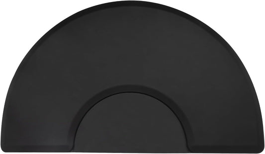 Ergonomic Salon Mat for Standing - Anti-Slip PU Flooring with Beveled Edges, Foldable Design, 18mm Thick, Hair Salon & Spa Use