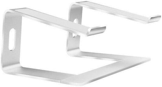 OZSTOCK Aluminium Cooling Stand Elevator Ergonomic for Laptop MacBook Ergonomic Cooling Riser with Height Adjustable, Anti-Slip Rubber Pads - Portable Detachable Computer Stand for Desk