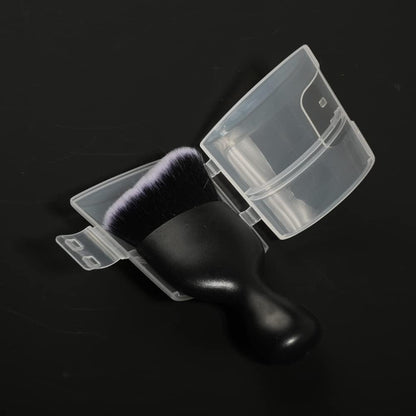 Car Interior Detailing Brush,Soft Bristle Cleaning Brush Car Detailing Brush Dusting Brush,Car Interior Cleaning Tool,Auto Detail Brush Car Dash Duster Brush (Black&White with Cap)