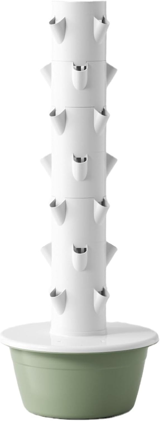 FXNFXLA Sistema di Coltivazione idroponica a Torre, 5/7/9 Strati, Giardino Verticale Intelligente, Torre aeroponica per Frutta e Verdura, con Serbatoio d'Acqua da 30 Litri