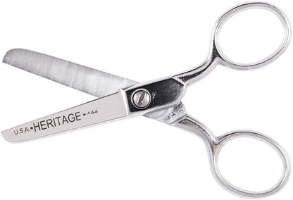 Klein Tools 444HC Scissors, Safety Scissors for Cutting Thread, Yarn, and More, 4-Inch