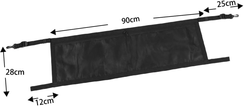 Cargo Net Car Rear Trunk Isolation Net Organizer Storage Net for Suzuki Jimny JB64 JB74 2019 2020 2021 2022 2023 2024 2025 Interior Accessories (Black, A)