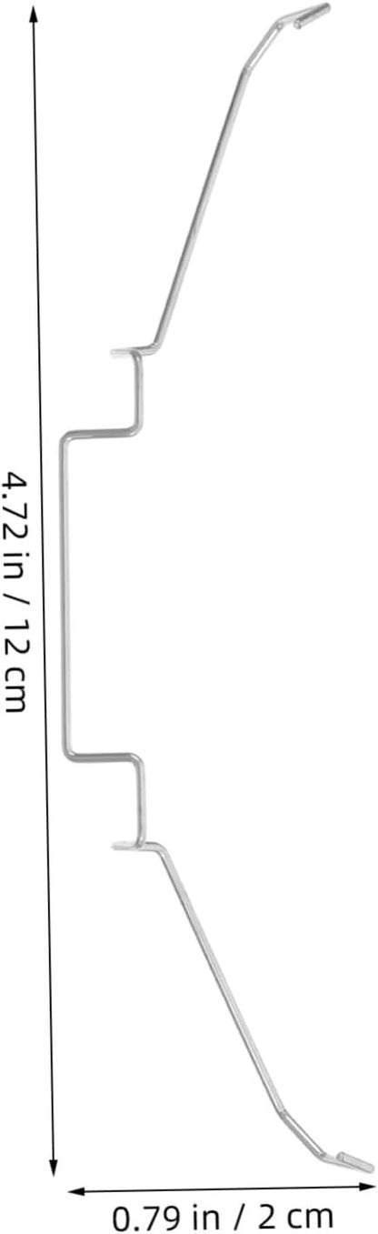 Garneck 10pcs Fan Buckles: 12cm Computer Mainboard CPU Radiator Fan Fixing Clip Hook Fixed Bracket Wire Buckle Upper Hook Set for CPU Cooler