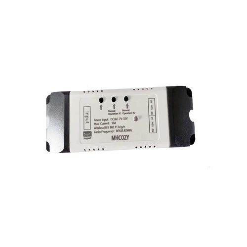 MHCOZY 2 Channel 5V 12V 32V WiFi Relay Switch,Tuya app Remote Dry Contact,Works with Alexa Google Home
