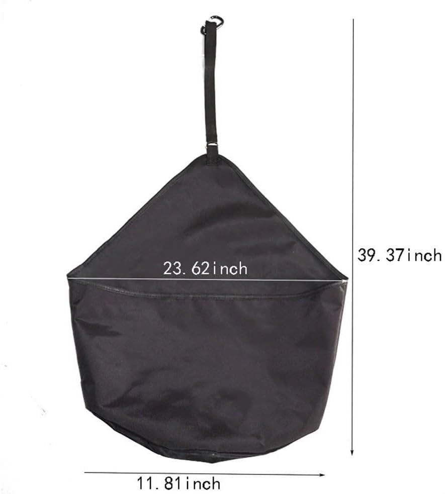 Farm Horse Feed Bag, Horse Trailer Bucket Rack Storage Bag, Adjustable Horse Feed Bag, Durables Canvas Grain Feedbag, Fits 5 Gallon Bucket Bag Hanging Bucket Accessories