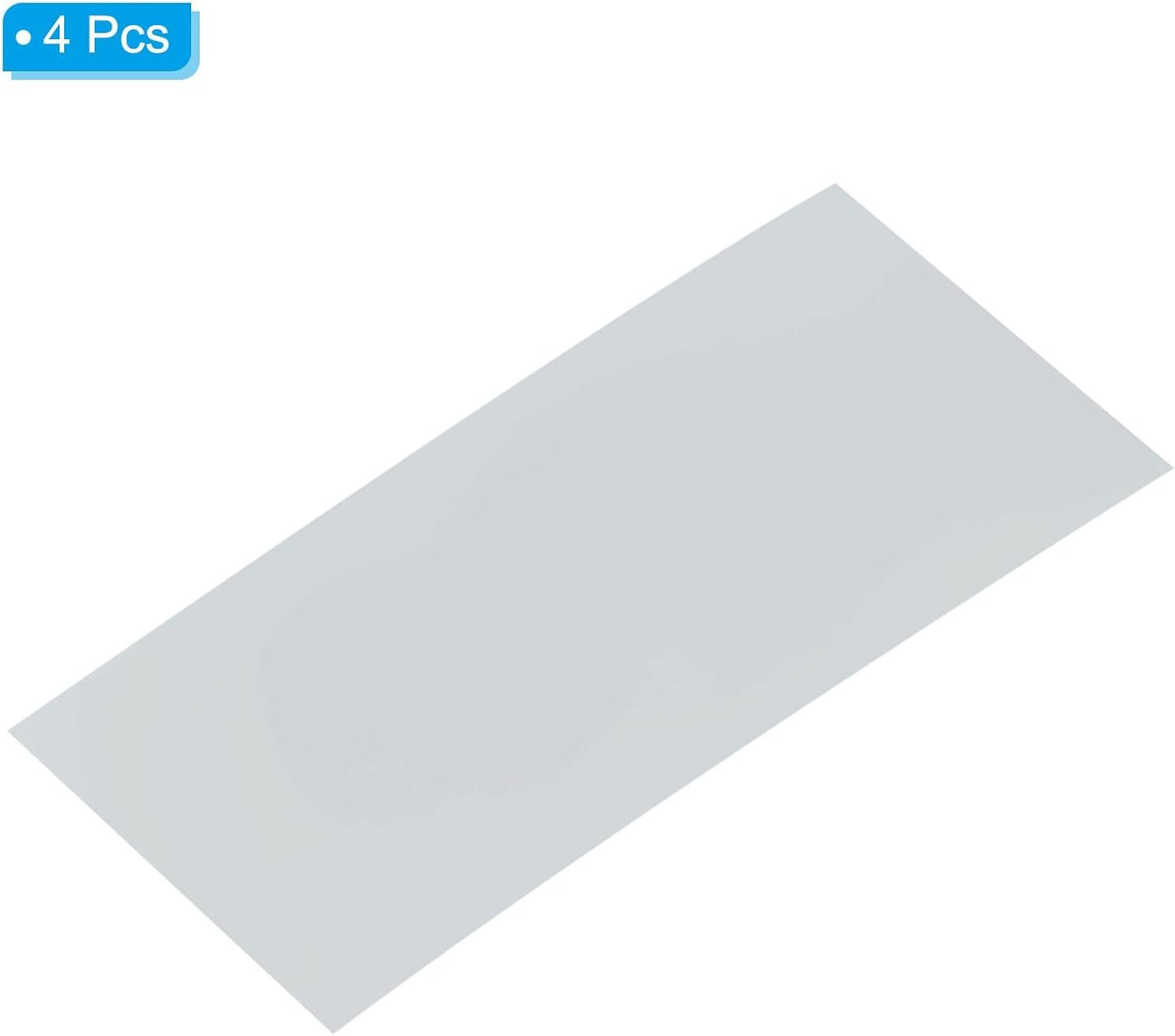 uxcell Polarized Film Sheets, 4 Pack Adhesive Polarizer Linear Polarizing Filter for Screen, Photography, Lighting, 3.4"x1.6"/8.7cmx4.1cm