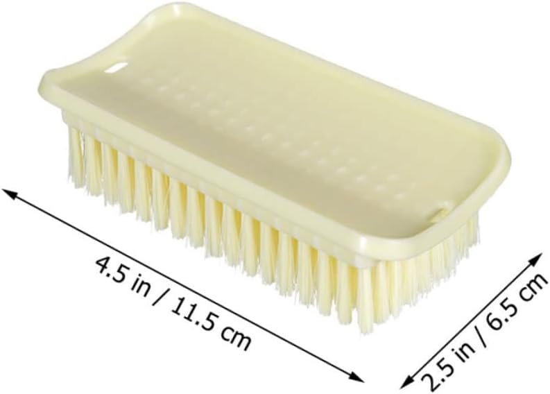GLEAVI Home Cleaning Essential 2-Piece Soft Bristle Brush Set for Shoes Laundry and More and Easy to Use