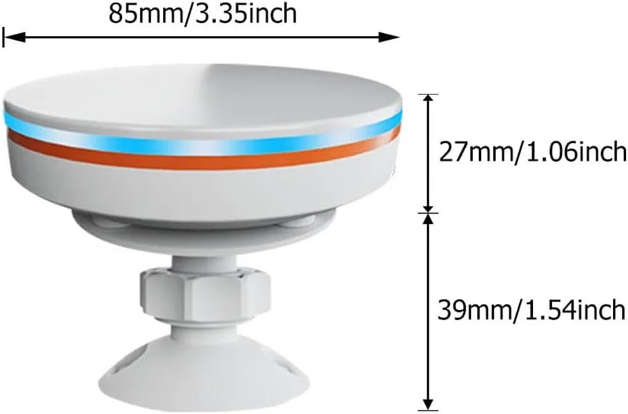 Lyntamy ZigBee 3.0 Human Presence Sensor 24G 5V MMwave Radar with Siren Alarm Motion Detection Smart Life Home Automation DIY Easy to Use