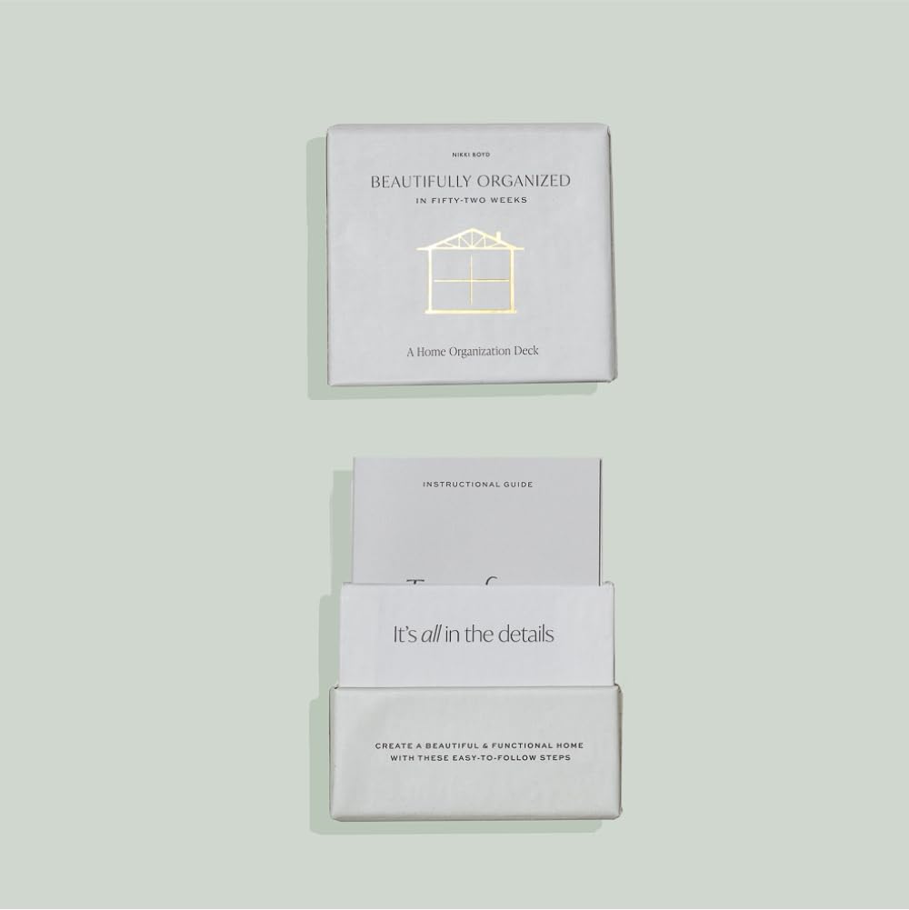 Beautifully Organized In 52 Weeks: A Home Organization Card Deck