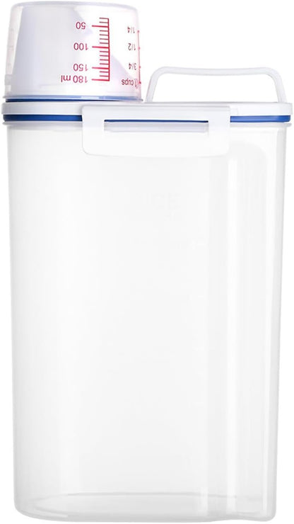 Rice Bin,Rice Storage Bins with Pourable Spout,Cereal Containers Dispenser,Sealed Rice Bi-n Refrigerator Storage for Flour, Cereal, Pasta, Kitchen Pantry Organization(800-1000ML)