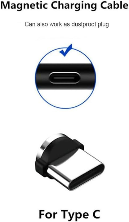 15pcs USB C Magnetic Adapter Type C Connector Tips Head Magnetic Phones Cable Adapter for Type C Devices