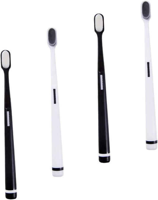 GLEAVI 4pcs Wangan hair toothbrush - toothbrush Postpartum Toothbrushes Camping Toothbrush floss extra soft toothbrush Oral Care Tools lovers Confinement soft fur