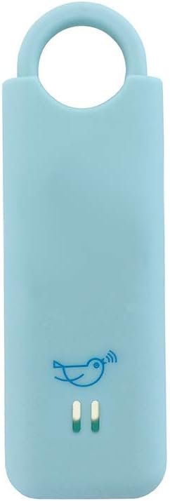 She's Birdie - The Original Personal Safety Alarm for Women by Women - LOUD Siren, Strobe Light and Solid Brass Key Chain in a Variety of Colors (Aqua)