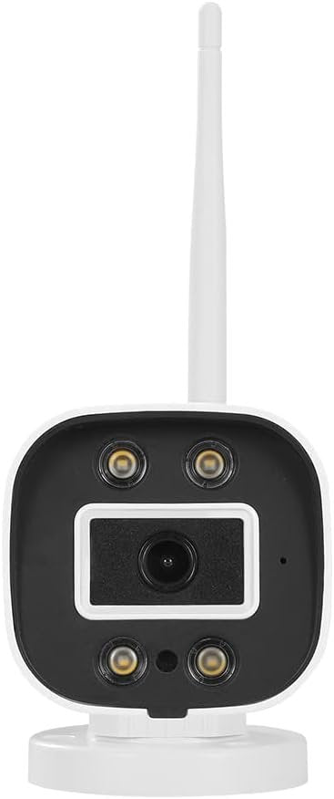 UL-Tech Security Camera, 3MP Full HD IP Wireless Surveillance Pet Cameras Hidden CCTV Monitor WiFi Home Safe Outdoor Indoor System, Support P2P with Built in Ir-Cut White