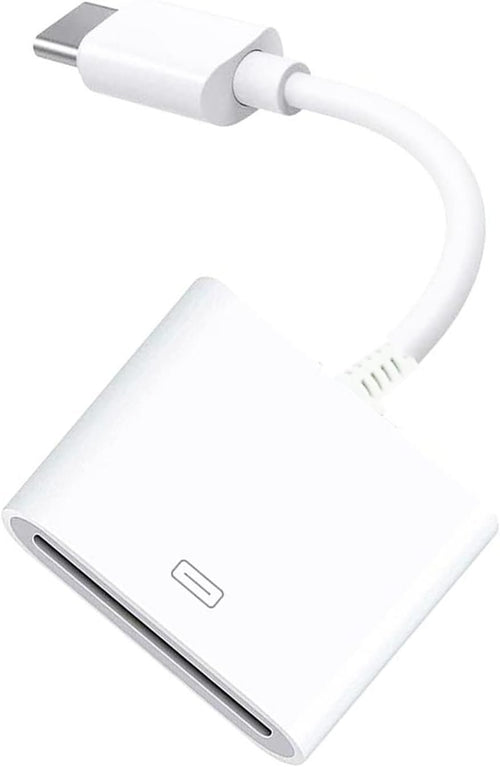 30 Pin to USB C 30 Pin Female to USB 3.1 Type C Male USB-C Adapter Cable Computers Components Accessories (White)