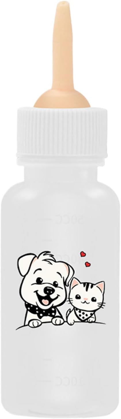 Kitten Feeding Bottle - Cat Bottles for Kittens | Puppy Milk Feeder, Feeding and Watering Supplies, Portable for Indoor Outdoor Small Animals