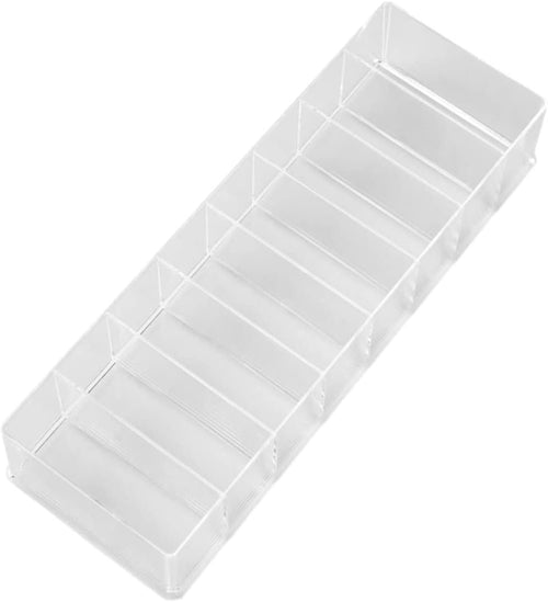 SWOOMEY 1Pc Transparent Cable Management Box Compartment Organizer for Data Cables USB Wires Chargers Desktop Storage for Neat Tidy Workspaces