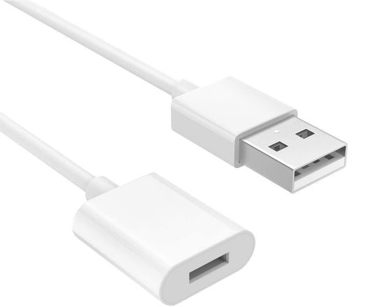 MoKo Charging Adapter Cable Compatible with Apple Pencil 1st, Connector Charger Compatible with iPad Pro 12.9 10.5 9.7 / iPad Air 3 / iPad Mini 5 2019 Pen Accessories, White