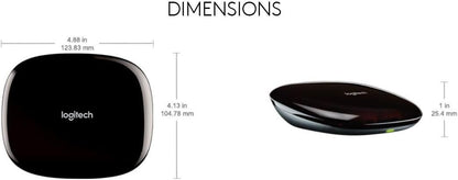 Logitech Harmony Home Hub for Smartphone Control of 8 Home Entertainment and Automation Devices (915-000238)