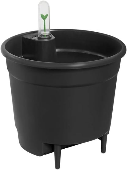 Elho Self-watering system 21 - Interior accessories and accessories - Ø 20.7 x H 19.5 - Living Schwarz