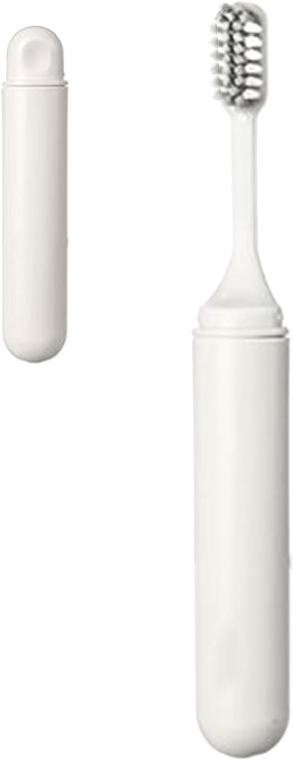 Travel Toothbrush Foldable - Travel Toothbrush | Travel Accessories Soft Bristles Toiletries With Detachable Head, Portable Cleaning Tools For Traveling Backpacking Camping Work, Compact Design,