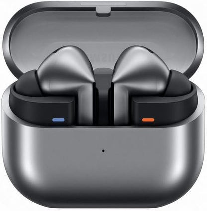 Samsung Galaxy Buds3Pro, Wireless Bluetooth Earbuds with Adaptive Noise Control, Sweat and Water Resistance, AI translator, Hi-Fi Sound, 360 Audio – Silver (CAD Version & Warranty)