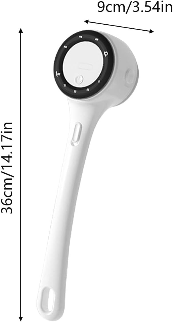 Electric Back Scrubber For Shower, Long Handle Bath Brush, 3 Intensity Settings Body Cleaning Tool For Women, Men, Teens, Elderly, Deep Pore Cleansing, Hot Weather