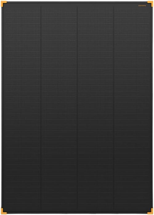 SAN HIMA 200W Monocrystalline Shingled Solar Panel - High-Efficiency Durable IP68 Fixed Solar Power Charger Compatible with Various Batteries, for 12V Off-Grid Boat RV Caravan Trailers Camping 4WDs