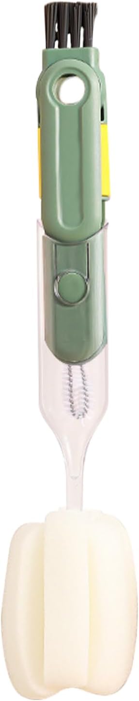 Cup Lid Cleaning Brush, Water Bottle Scrubber, 12,6 x 2,36 in Multifunctional Kitchen Tool, Groove Cleaner, Essential Washing Brush for Tumbler, Bottle, Cups