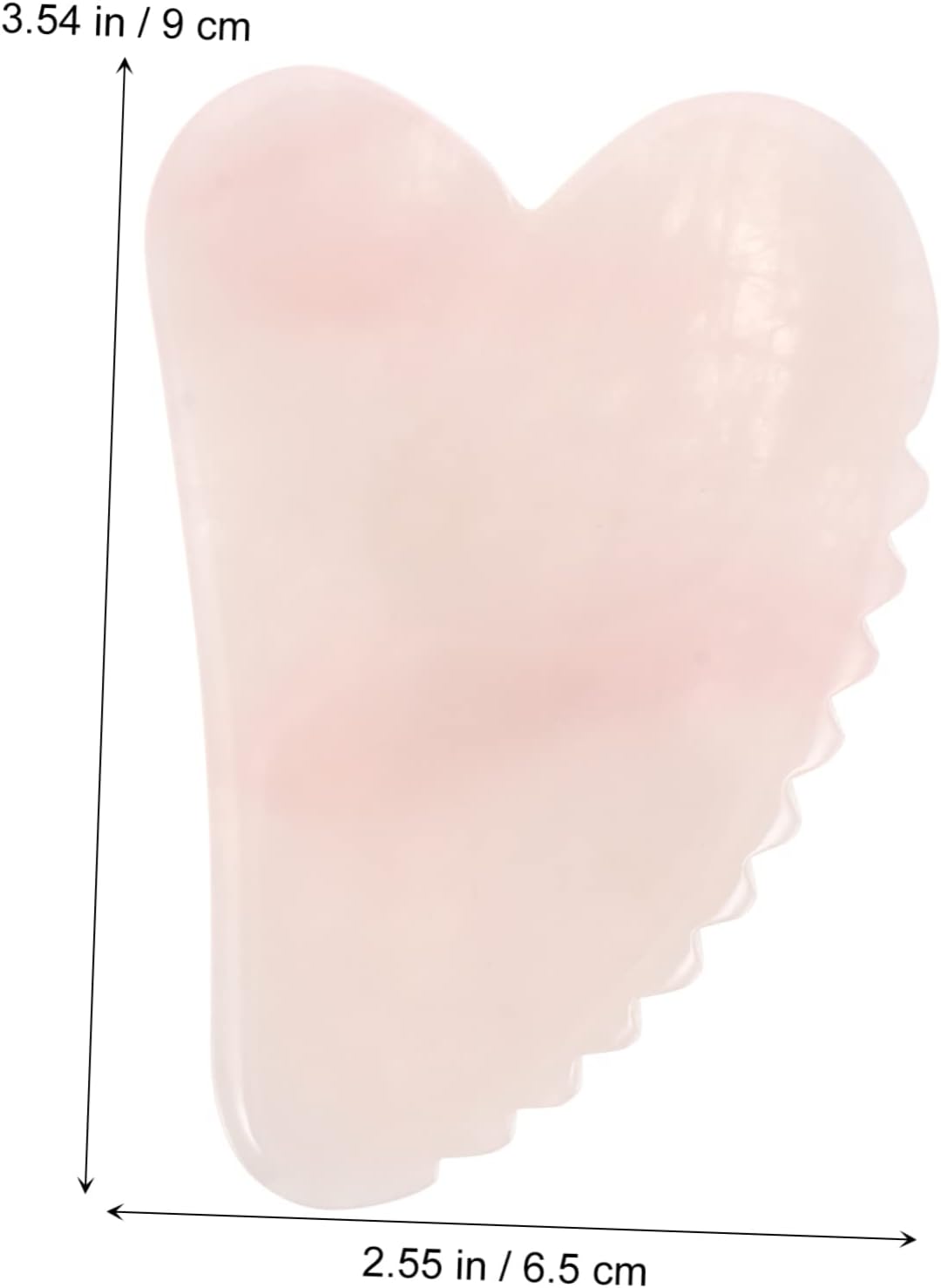 COLLBATH 1Pc Pink Crystal Massage Board Relief Scraping Tool for Facial and Eye Treatment Enhances Circulation Reduces Swelling Easy to Use for Aging and Self Care
